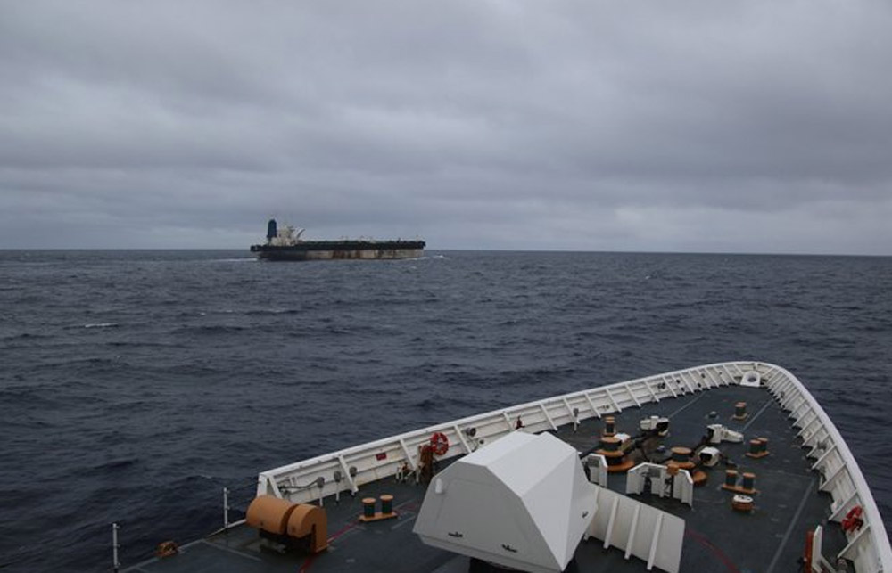 EEUU intercepta otro petrolero en el Índicopor violar su bloqueo de crudo en el Caribe