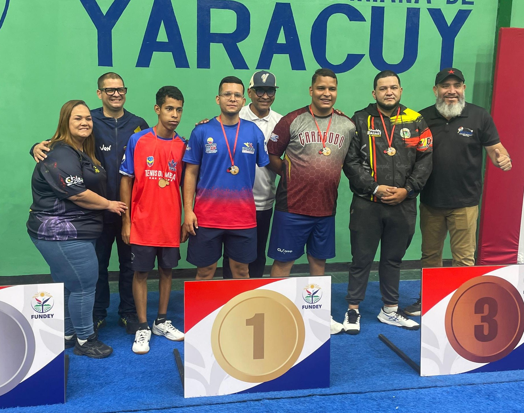 Jhonatan Pacheco brilló en YaracuyBarinas se queda con medallade oro en tenis de mesa