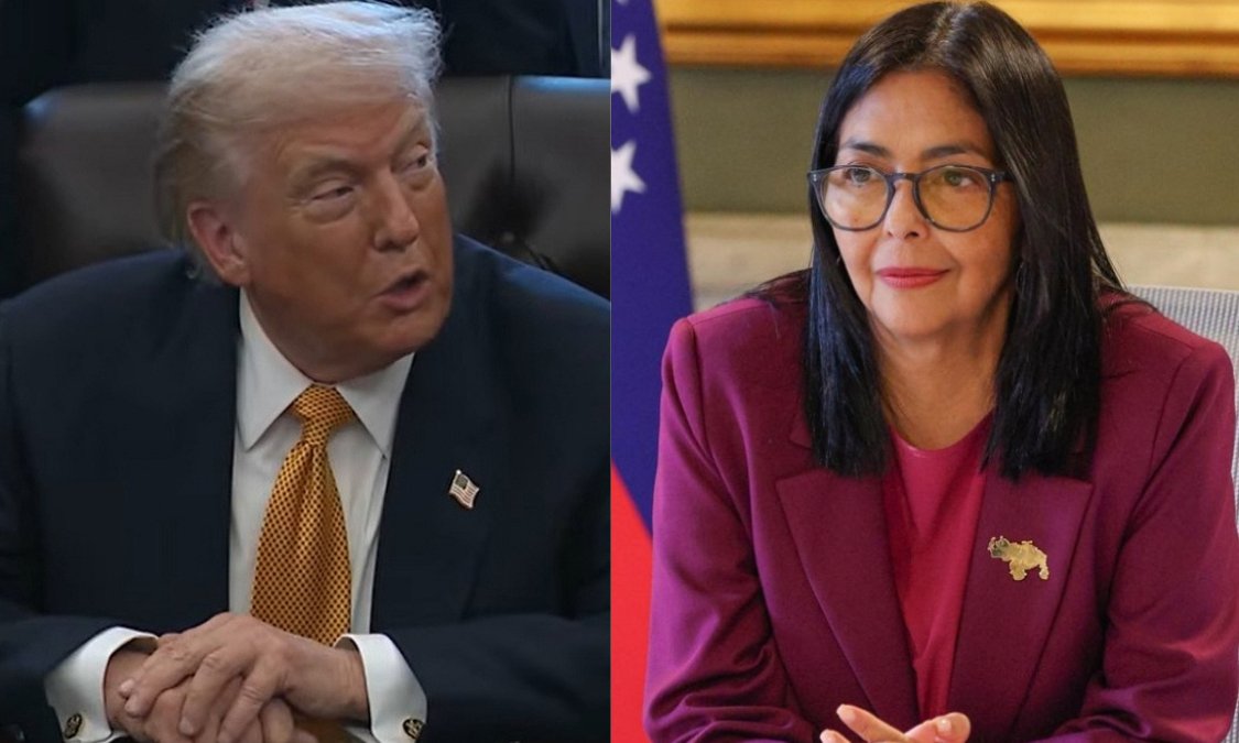 Trump insiste en que Delcy Rodríguez“está haciendo un gran trabajo” con EE. UU.
