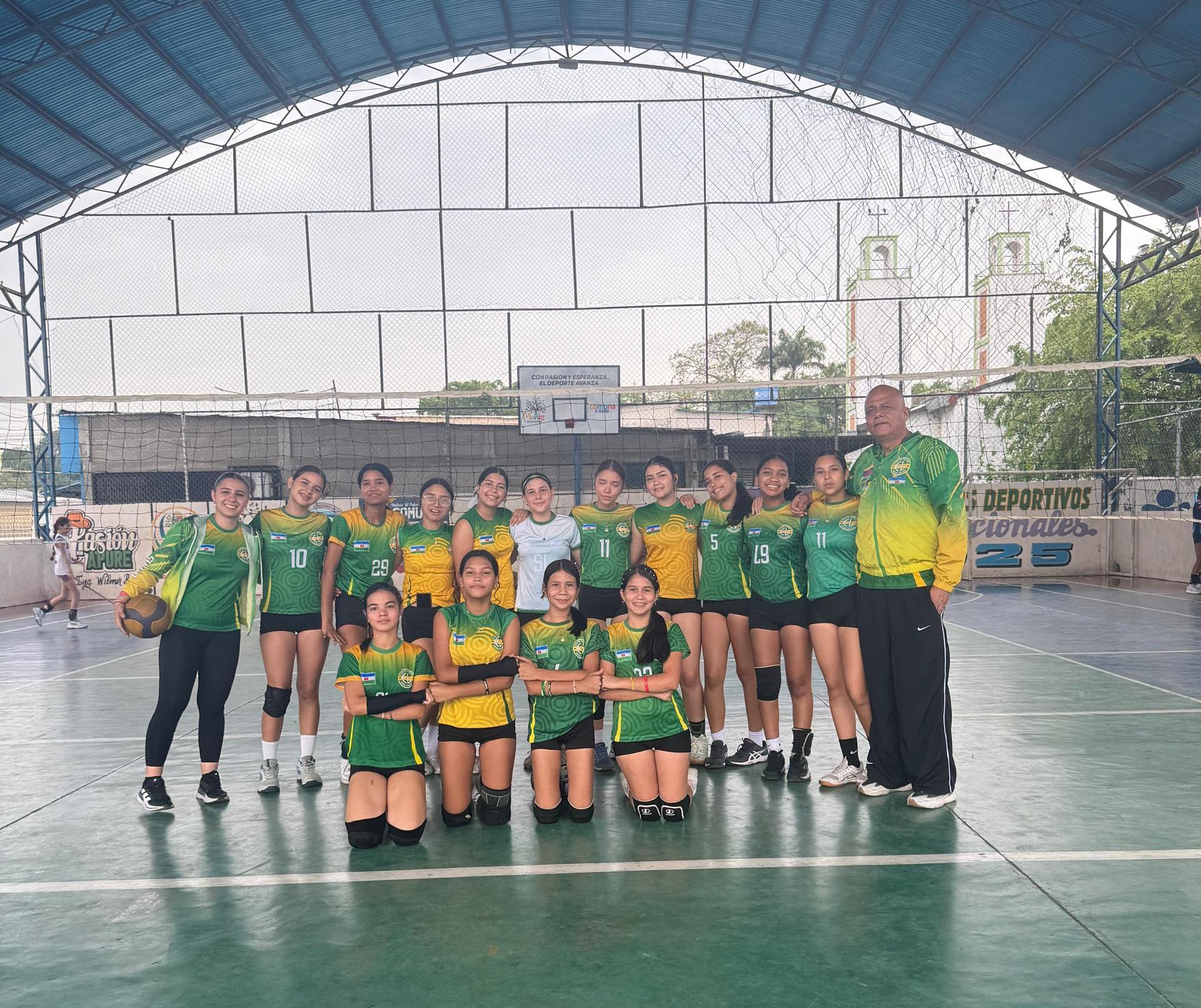 Con participación de Apure, Amazonas y BarinasBarinas campeón invicto en PrimerIntercambio de volibol U-13 en Bruzual