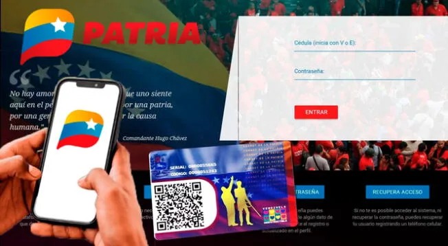 Bonos a cobrar por el Sistema Patria del 18 al 23 de mayo