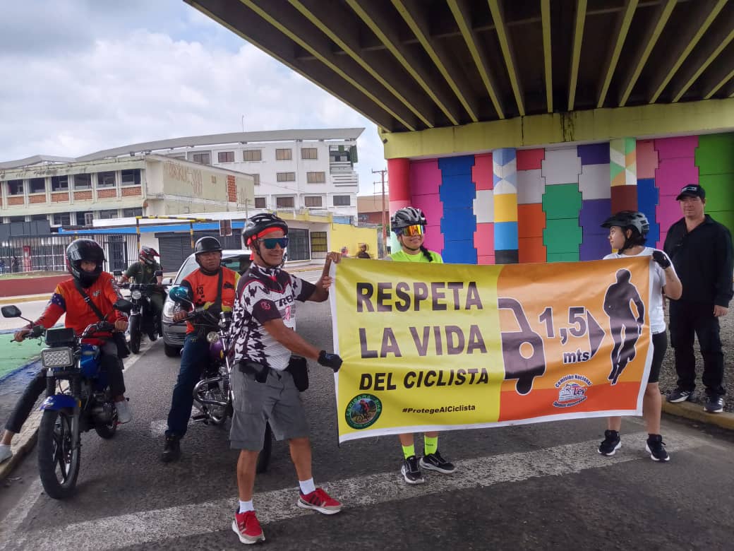 Gran jornada de Sensibilización ciclistaspiden respeto a las normas