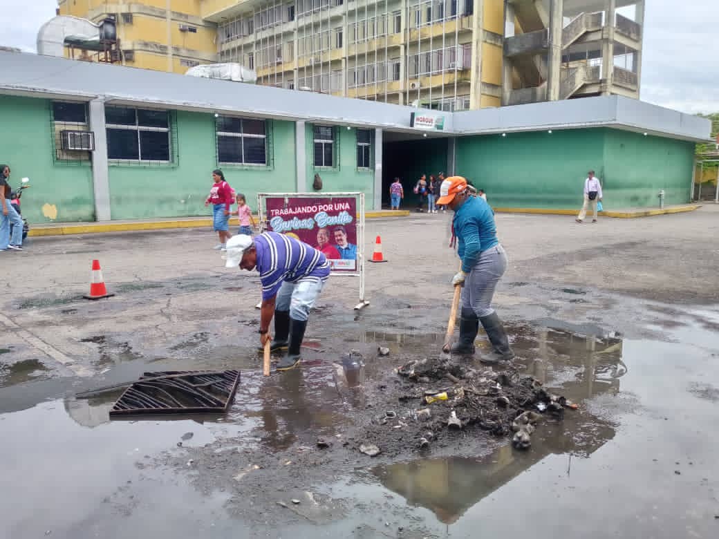 Gobierno garantiza espacios dignos_Hospital Luis Razetti recibe transformación integral con jornada de limpieza profunda