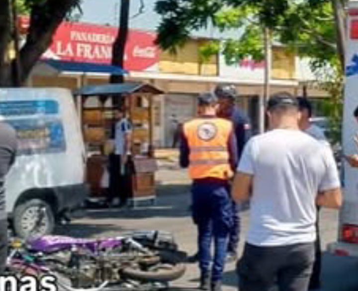 En avenida CaraboboOtro motorizado resultó lesionadotras colisionar con automóvil