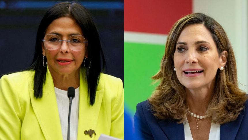 La seria advertencia que lanzó congresista María Elvira Salazar contra Delcy Rodríguez y su relación con Trump