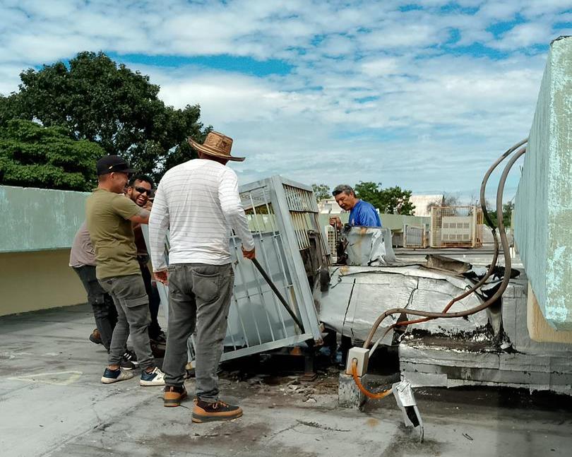 Inician trabajos de impermeabilización en el Hospital Materno Infantil «Dr. Samuel Darío Maldonado Angarita» de Barinas