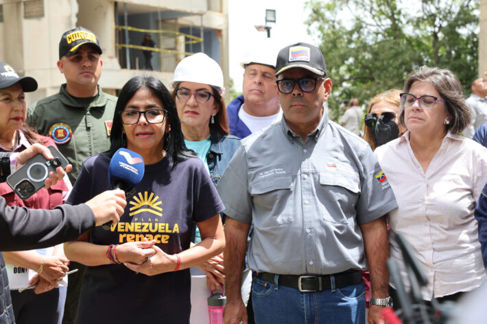 Delcy Rodríguez anuncia Registro Único de Vivienda para los afectados por los devastadores terremotos