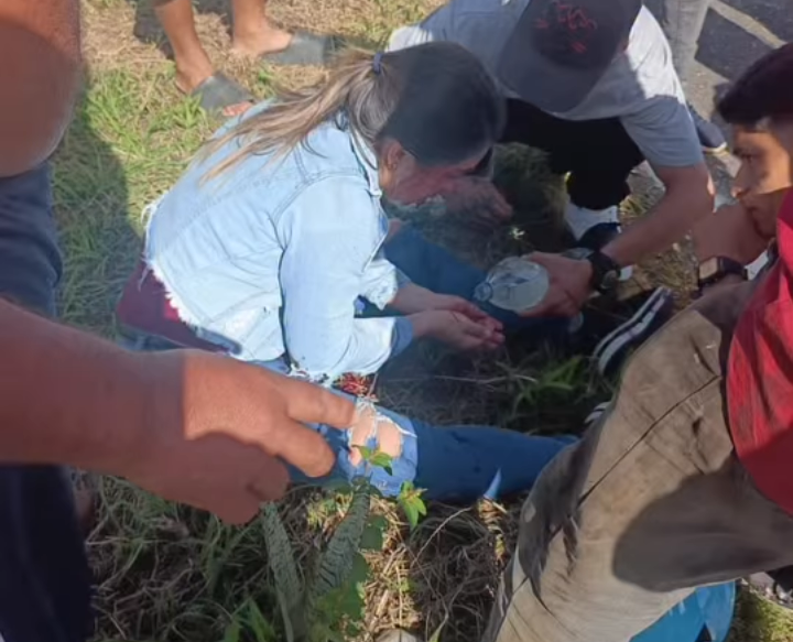 En la intercomunal Barinas -BarinitasMotorizada choca con perroy sufre severas lesiones
