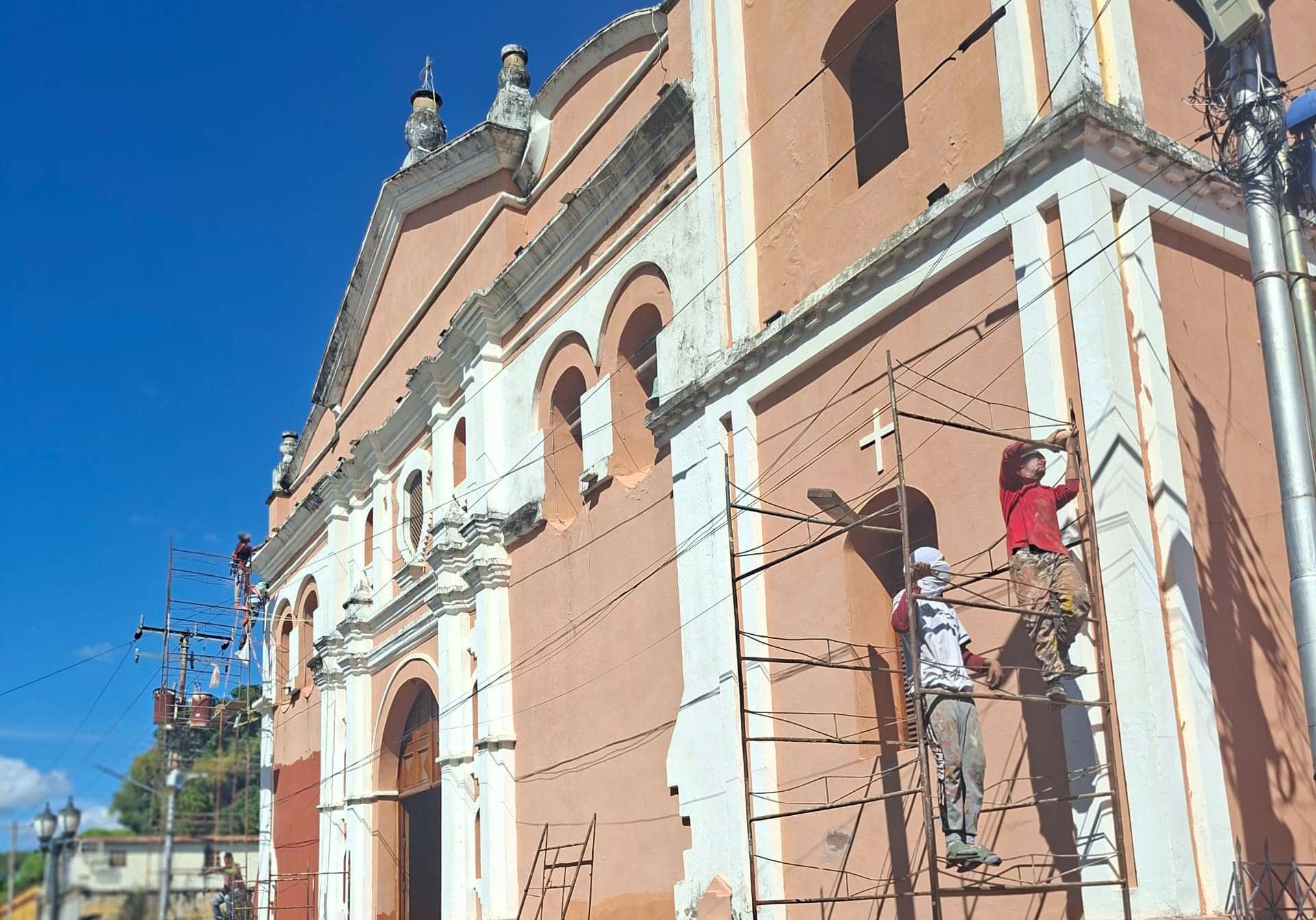 Catedral Nuestra Señora del Pilar avanza en su renovación para fortalecer casco histórico de Barinas