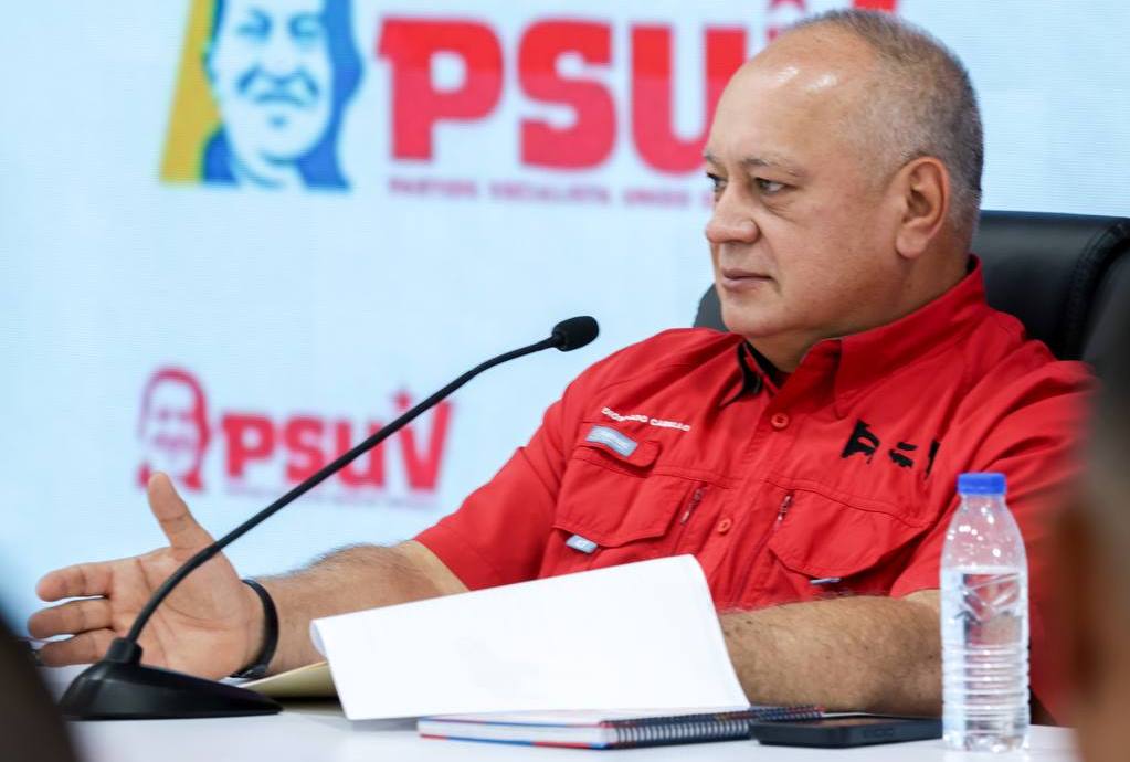Diosdado Cabello acusó a María Corina Machado de aprovechar fallas eléctricas para promover protestas