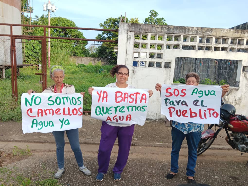 Barinitas | Vecinos de El Pueblitoprotestan por falta de agua potable