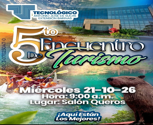 Hoy con entrada gratuita se realizará el V Encuentro de Turismo “Barinas Tendencia que Explora”