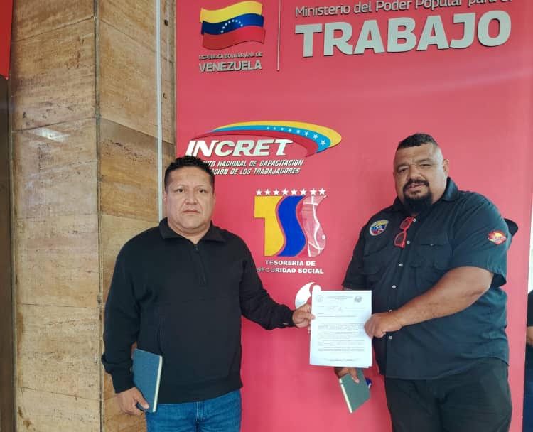 William García, presidente de Fenabotraseb – CBST«Consignan pliego de peticiones ante Ministerio del Trabajo en defensa de los obreros educativos»