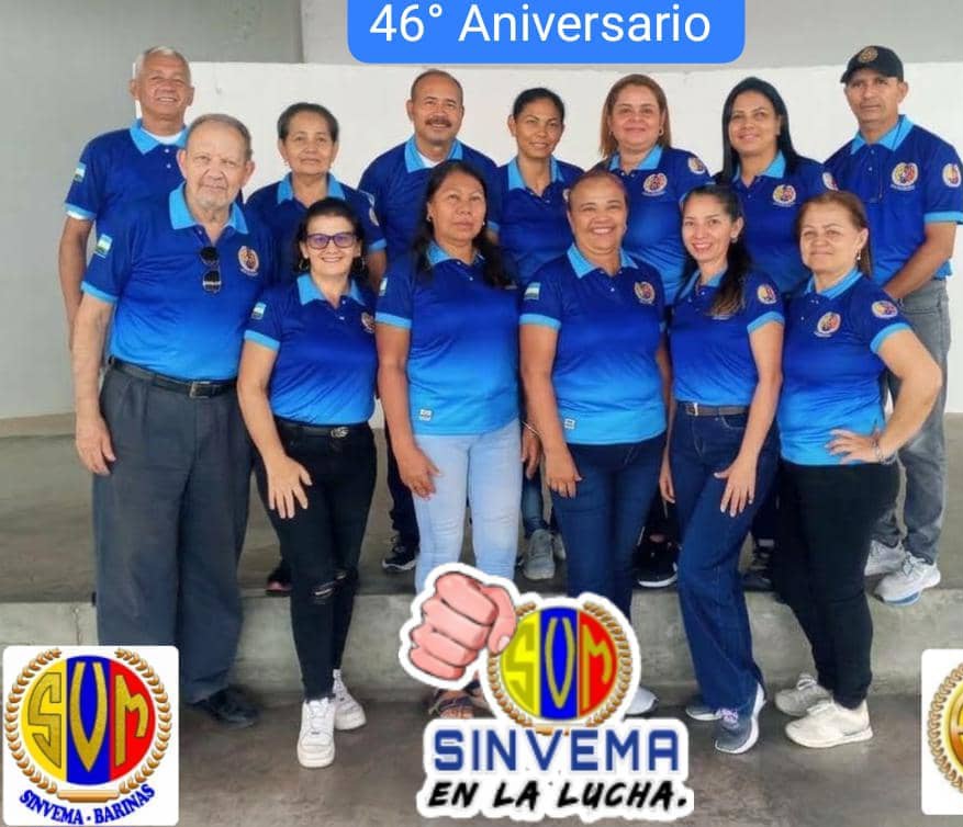 SINVEMA BarinasArriba a sus 46.º aniversario y directivos ratifican compromiso de lucha en defensa de los educadores