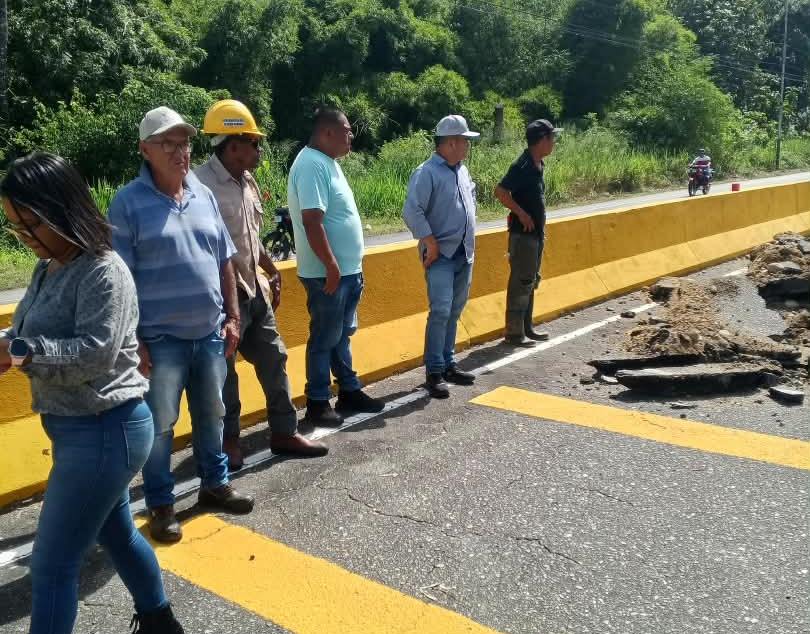 Reparación se cumple en laintercomunal sector Las Tinajas